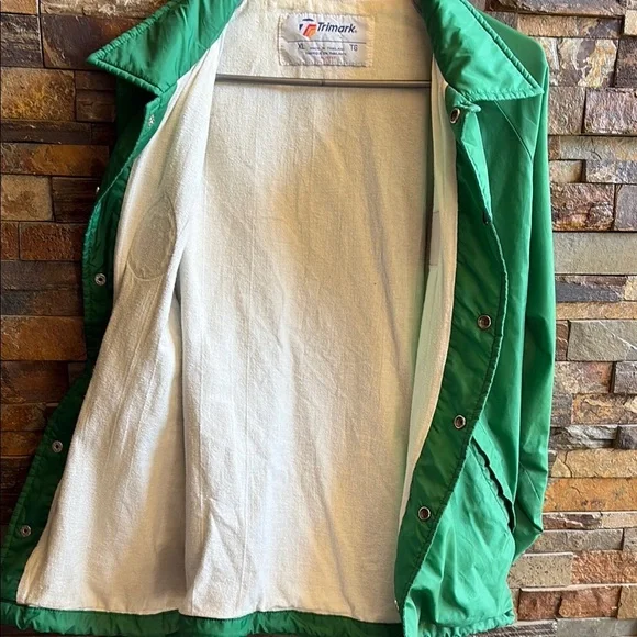 Vintage Green BC Wildlife Federation Member Windbreaker Jacket - Picture 9 of 9
